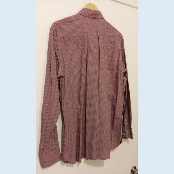 HACKETT - Red and Blue checkered shirt - Sz. L - 16 - Picture 3 of 8